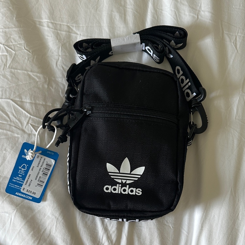 Adidas Black Crossbody Bag NWT